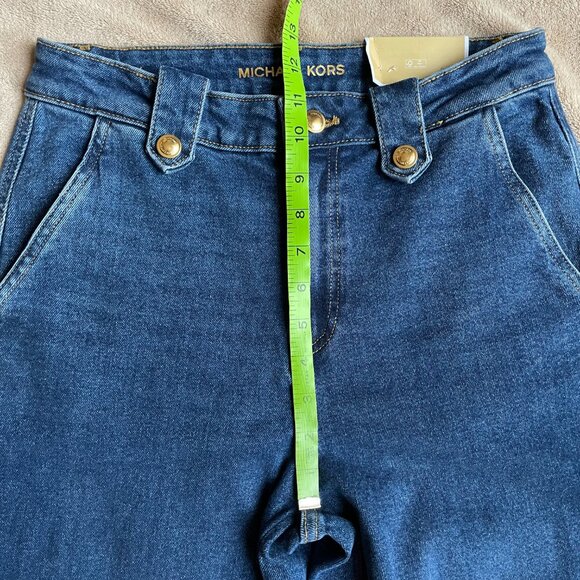 Michael Kors Selma Wide Leg Jeans - Picture 4 of 11